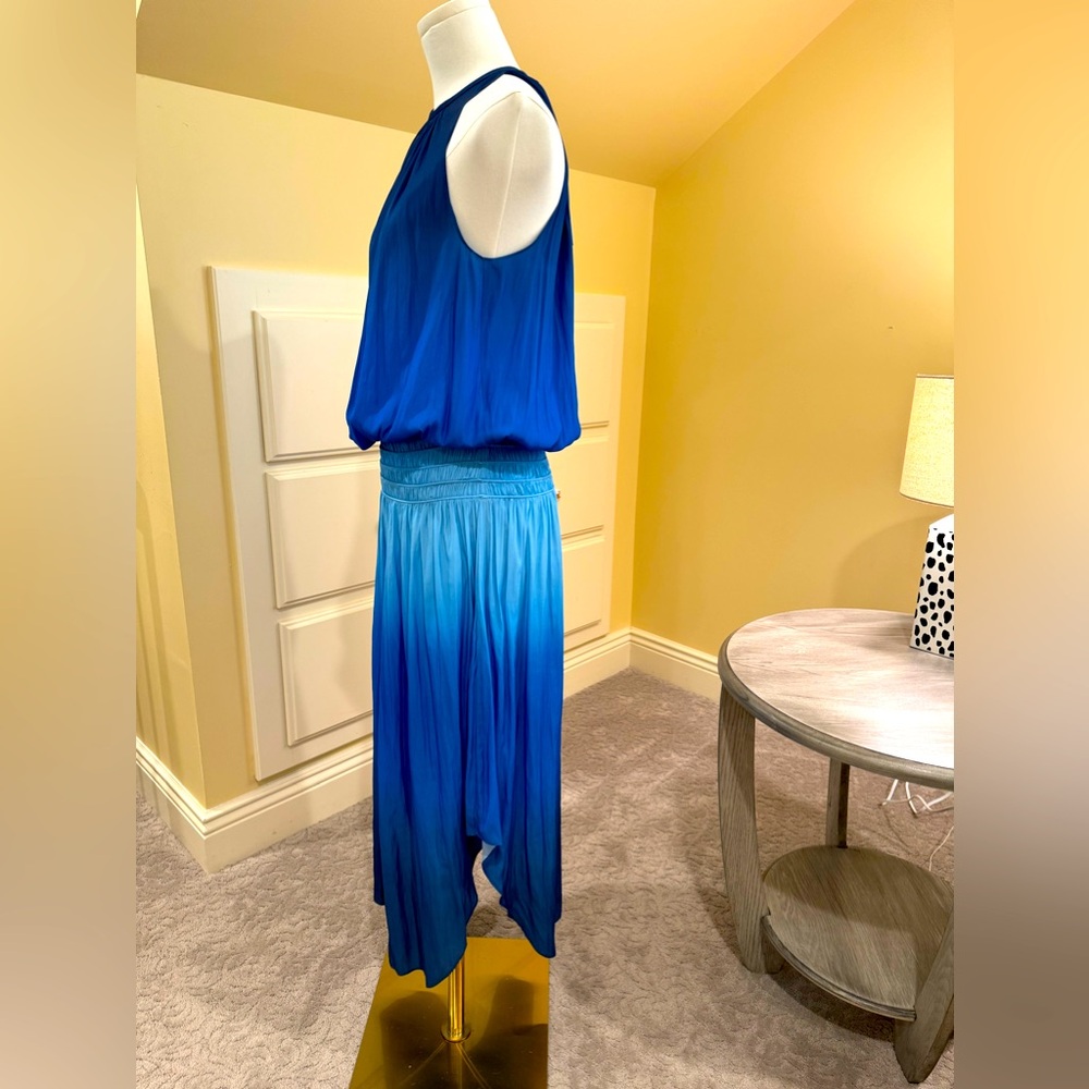 Ramy Brook. NWT Ombré midi dress in Azure blue. Small